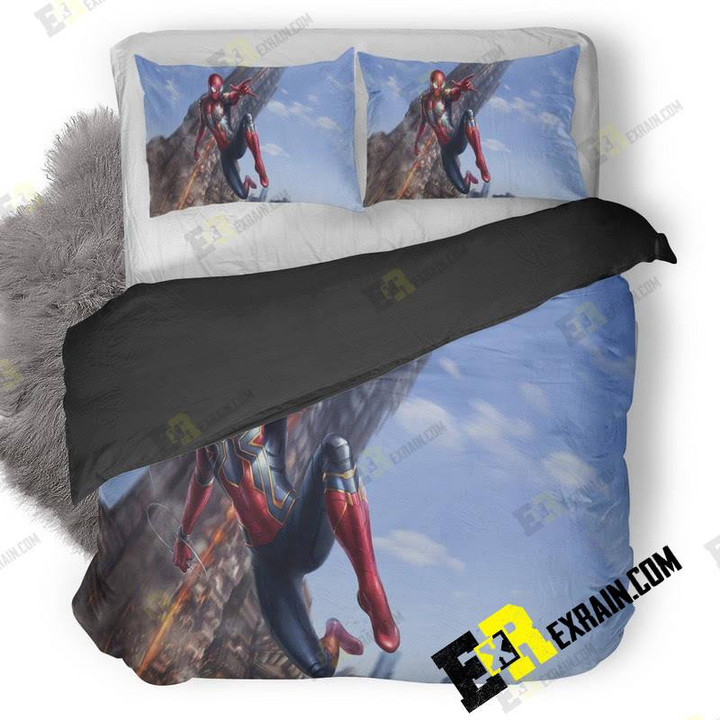 Spiderman Avengers Infinity War Art W0 3D Customize Bedding Sets Duvet Cover Bedroom set Bedset Bedlinen