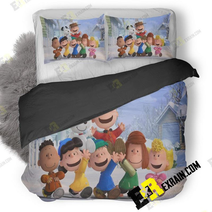 The Peanuts Animated Movie 3D Customize Bedding Sets Duvet Cover Bedroom set Bedset Bedlinen