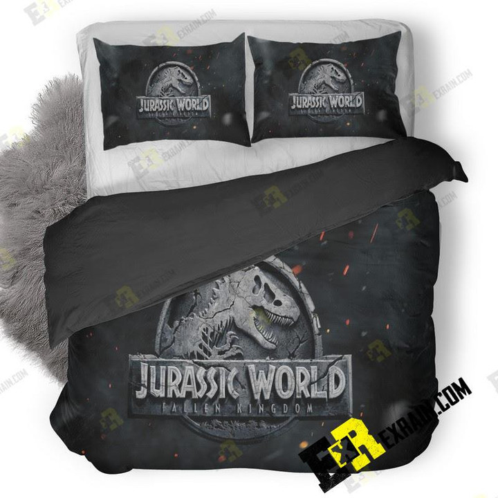 Jurassic World Fallen Kingdom 5K Q8 3D Customize Bedding Sets Duvet Cover Bedroom set Bedset Bedlinen