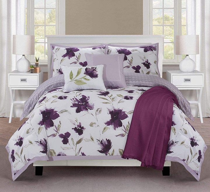 Purple Flower Clg1701078B Bedding Sets