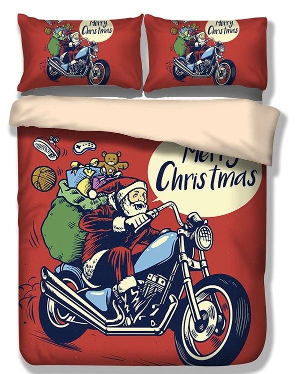 Motorcycle Santa Clt1612095T Bedding Sets