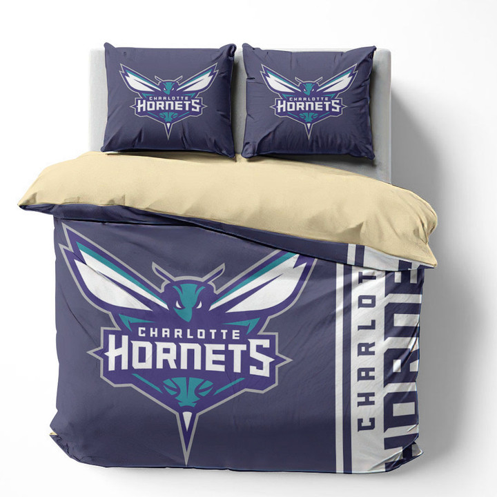 Charlotte Hornets Nba Basketball Bedding Set
