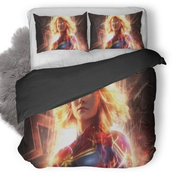 Captain Marvel Official Art Bedding Set