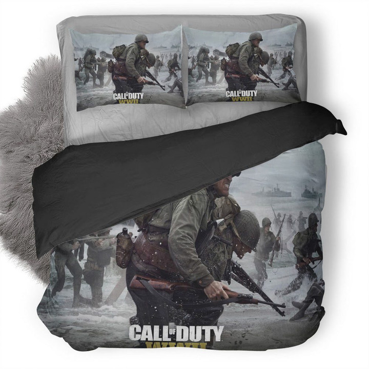 Call Of Duty Wwii #9 Duvet Cover Bedding Set