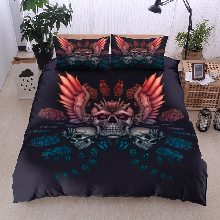 Robot Skull With Wings Vd28100198B Bedding Sets