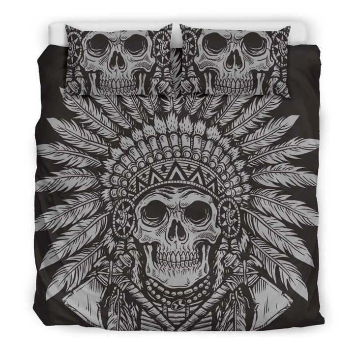 Native American Indian Skull Gs-Cl-Ld2205 Bedding Set