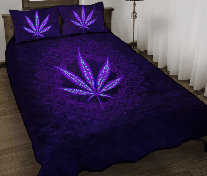 Hippie Purple Cannabis Gs-Cl-Kl0107 Bedding Set