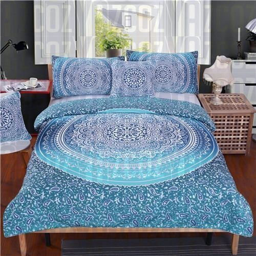 Blue On Blue Mandala Cl21110105Mdb Bedding Sets