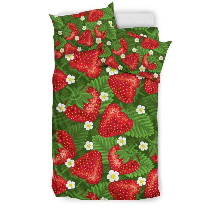 Strawberry Pattern Print Design Cla19101483B Bedding Sets