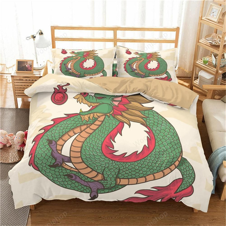 3D Print Bedding Set Dragon Custom Duvet Cover Set 2/3Pc Comforter Quilt/Blanket Cover Set Cartoon Animal Bedclothes