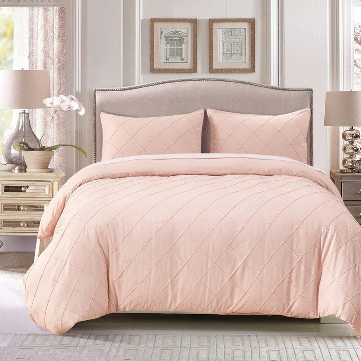Patchwork Solid Color Bedding Set Modern Simple Duvet Cover Set Bedclothes Bed Linen Comforter Cover Set 3 Pieces