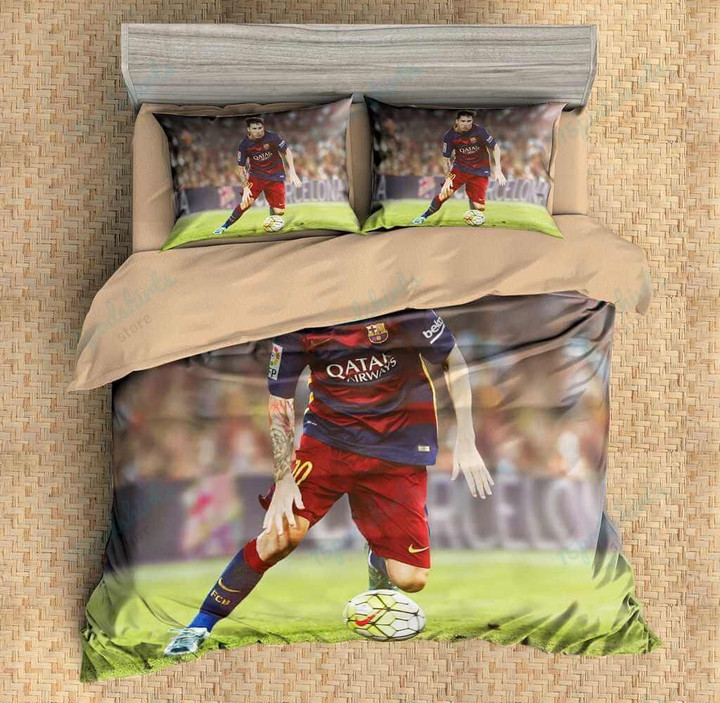 3D Customize Lionel Messi Bedding Set Duvet Cover Set Bedroom Set Bedlinen