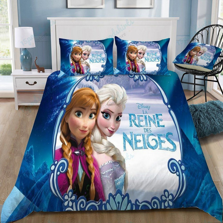 Disney Frozen Elsa And Anna 21 Duvet Cover Bedding Set