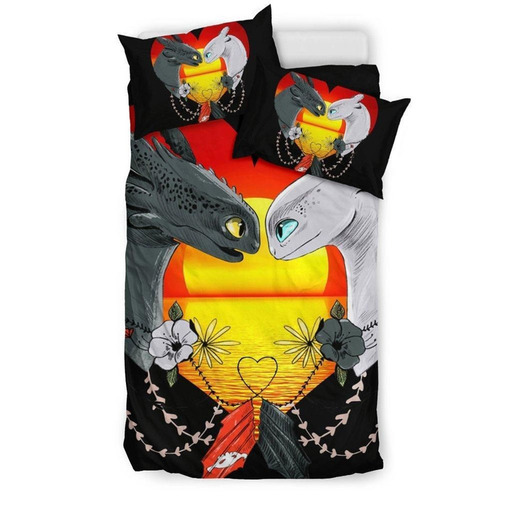 Train Your Dragon Bedding Set - Duvet Cover And Pillowcase Set