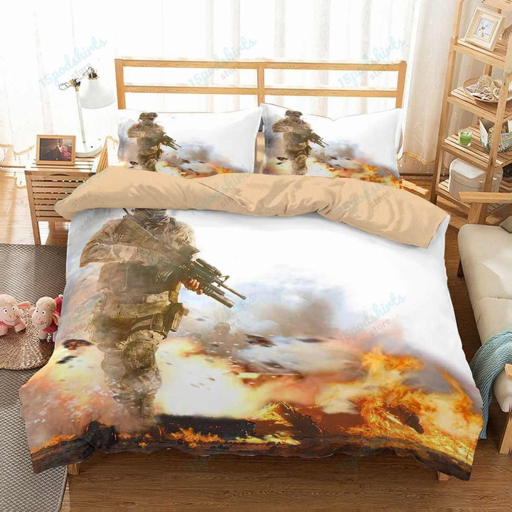 3D Customize Call Of Duty Modern Warfare 2 Bedding Set Duvet Cover Set Bedroom Set Bedlinen