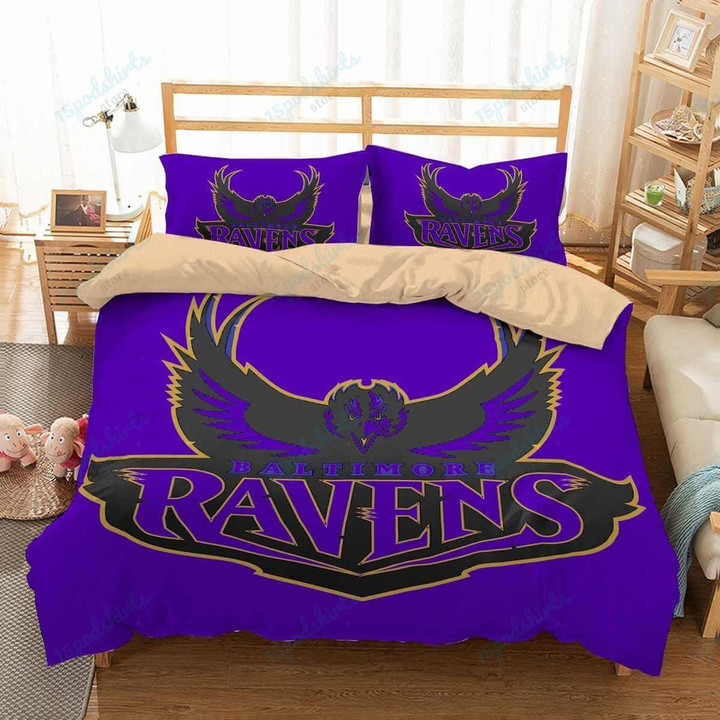 3D Customize Baltimore Ravens Bedding Set Duvet Cover Set Bedroom Set Bedlinen