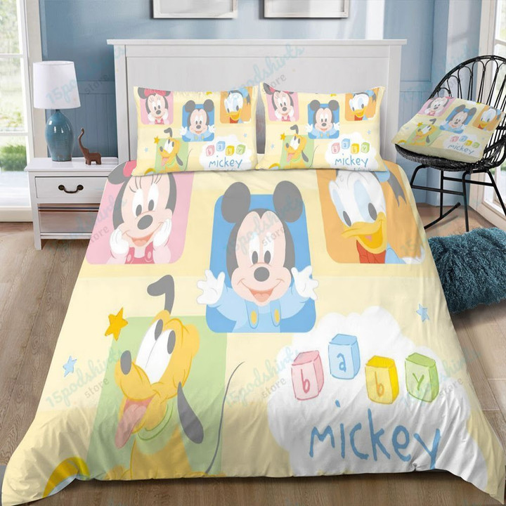 Disney Mickey Mouse And Friends 40 Duvet Cover Bedding Set
