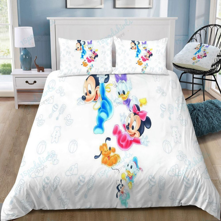 Disney Mickey Mouse And Friends 4 Duvet Cover Bedding Set