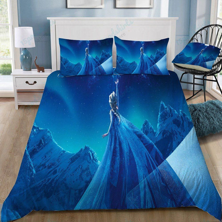 Disney Frozen Elsa The Lonely Ice Queen 4 Duvet Cover Bedding Set