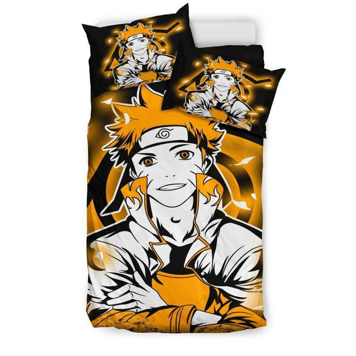 Naruto Hokage Bedding Set - Duvet Cover And Pillowcase Set