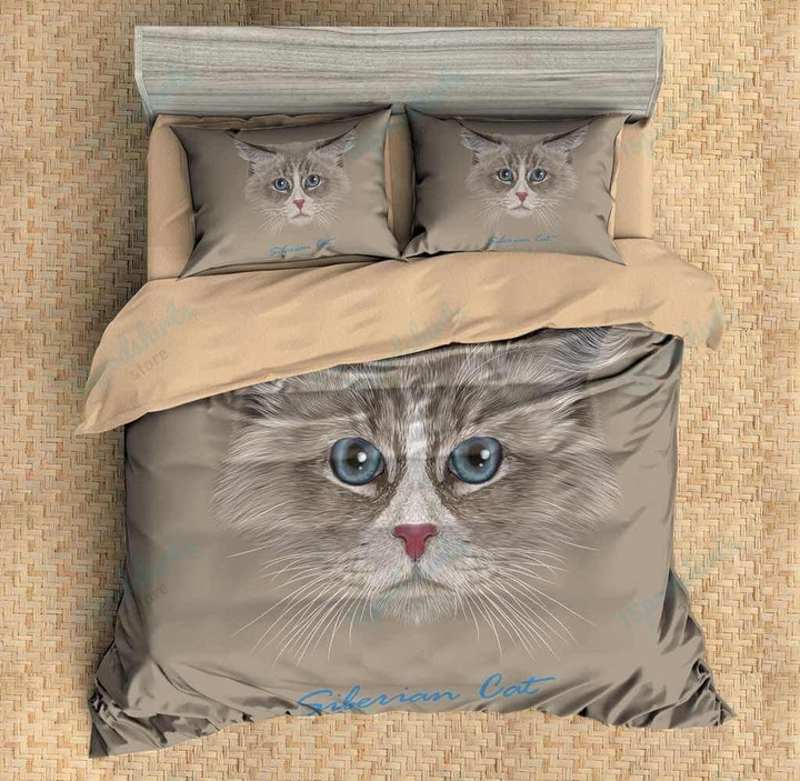 3D Customize Siberian Cat Bedding Set Duvet Cover Set Bedroom Set Bedlinen