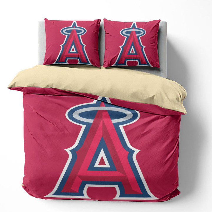 3D Customize Los Angeles Angels Bedding Set Duvet Cover Set Bedroom Set Bedlinen