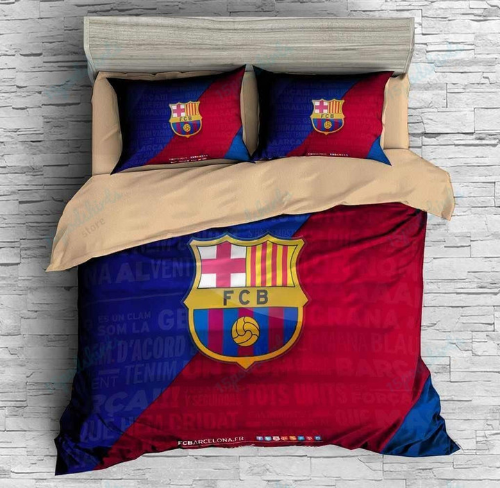 3D Customize Fc Barcelona Bedding Set Duvet Cover Set Bedroom Set Bedlinen