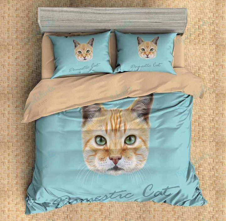 3D Customize Domestic Cat Bedding Set Duvet Cover Set Bedroom Set Bedlinen