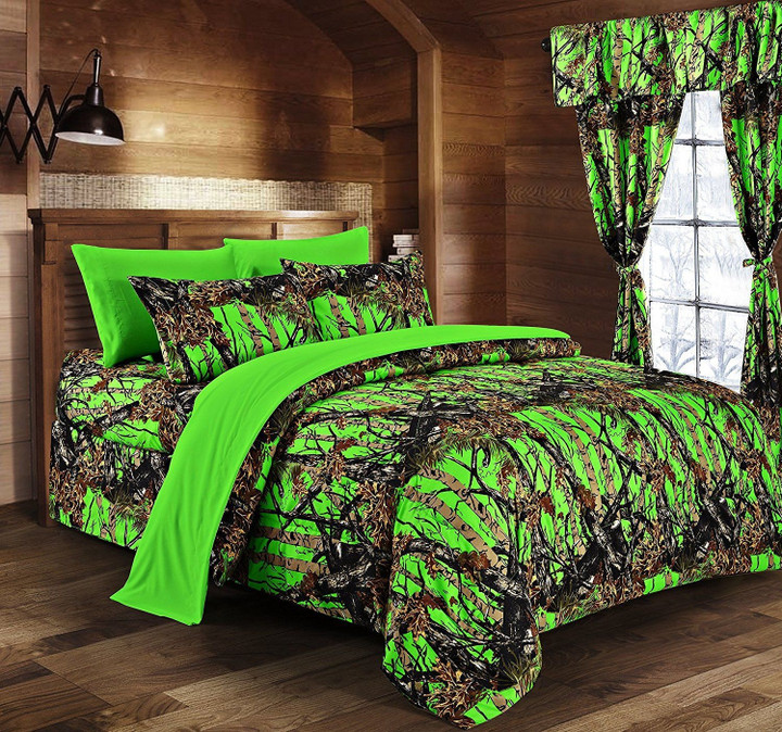 Green Camouflage Dac271118 Bedding Set