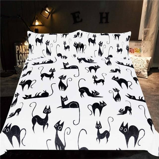 Black Cats Cla22101290B Bedding Sets