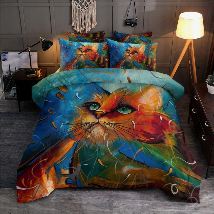 Cat Cg0709021T Cotton Bed Sheets Spread Comforter Duvet Cover Bedding Sets