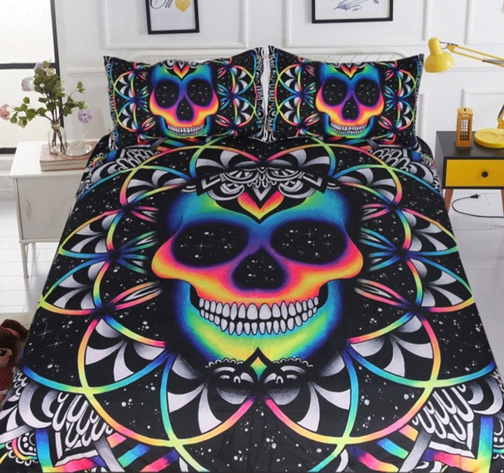 Skull Mandala Gothic Cl18100153Mdb Bedding Sets
