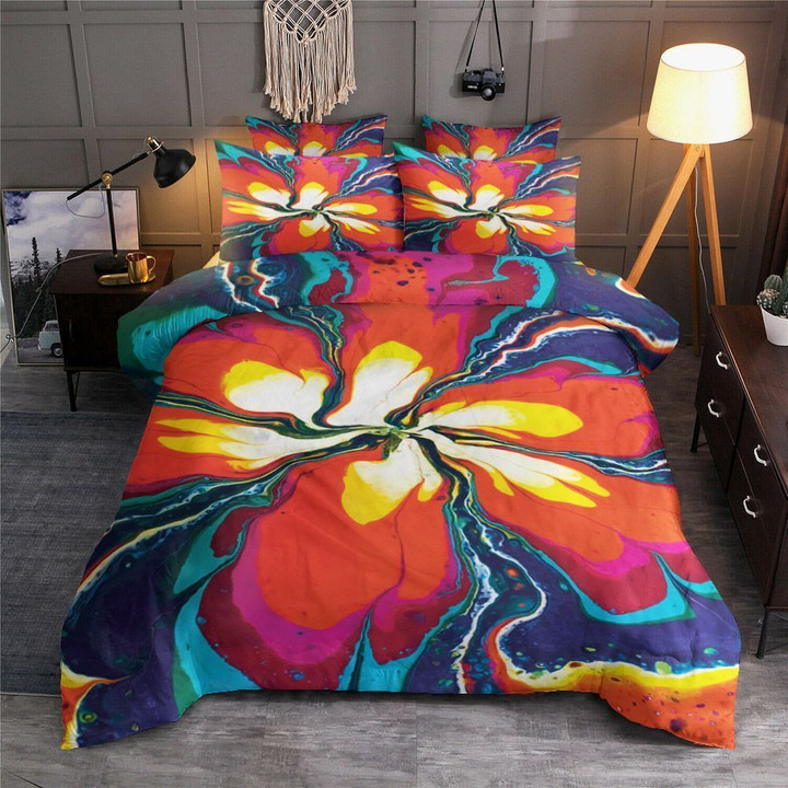 Abstract Flower Bedding Set Iyvm