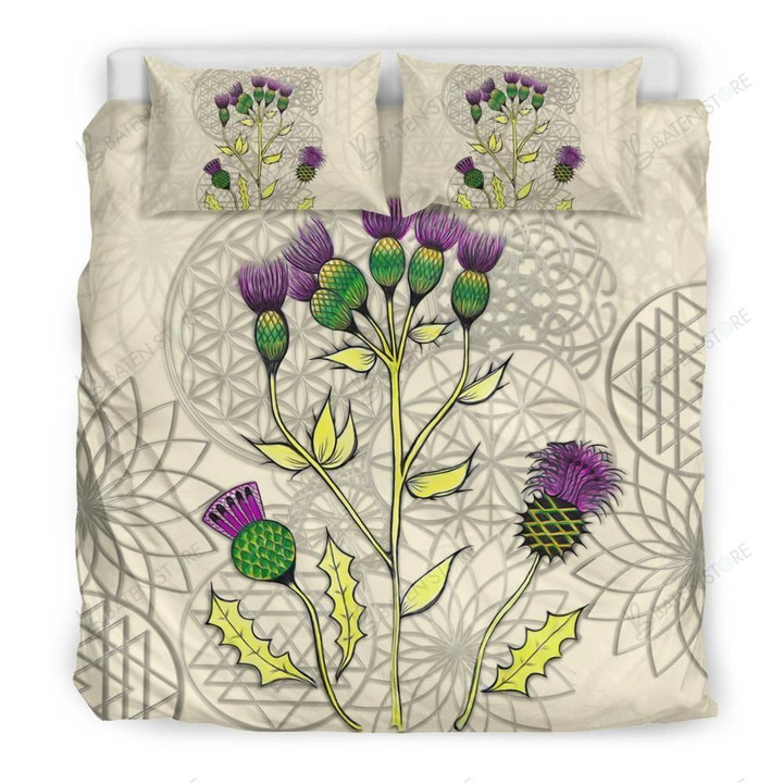 Scotland Flower Pattern Bedding Set Bedroom Decor