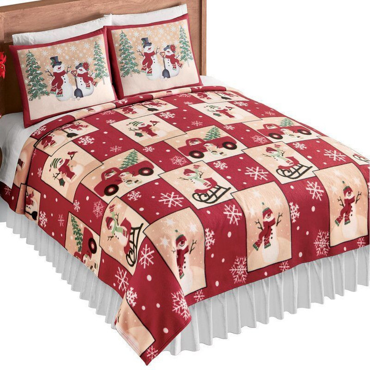 Christmas Snowman Dtc Bedding Setsw