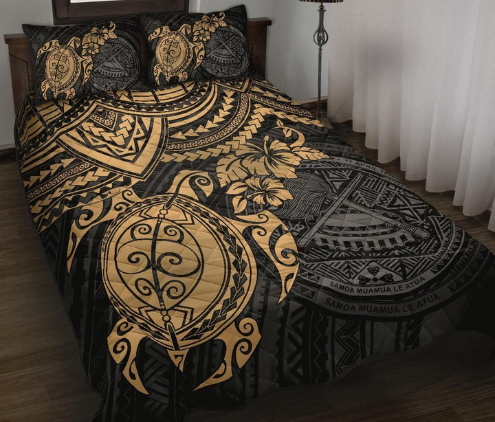 American Samoa Polynesian Fp Bedding Set Bevrro