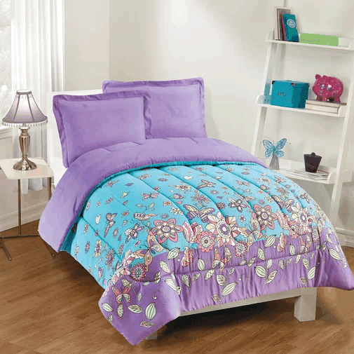 Violet Flower Bedding Set All Over Prints