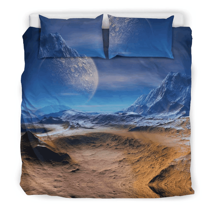 Planet Surface Galaxy Space Bedding Set All Over Prints
