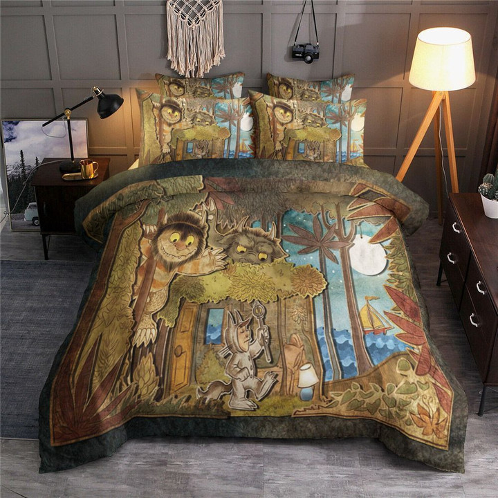 Artistic Fairy Tale Monster In The Jungle Bedding Set All Over Prints