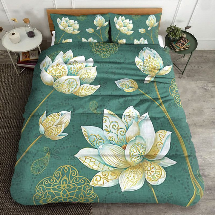 Lotus Bedding Set All Over Prints