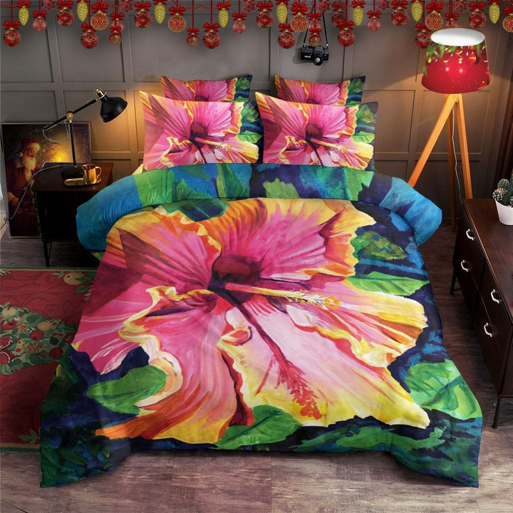 Tropical Bliss Hibiscus Bedding Set All Over Prints