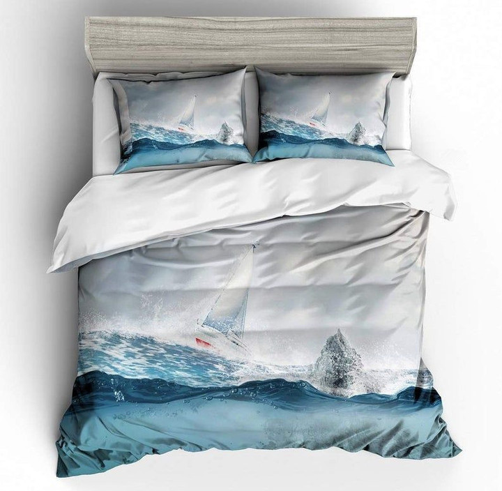Sailboat Bedding Set All Over Prints