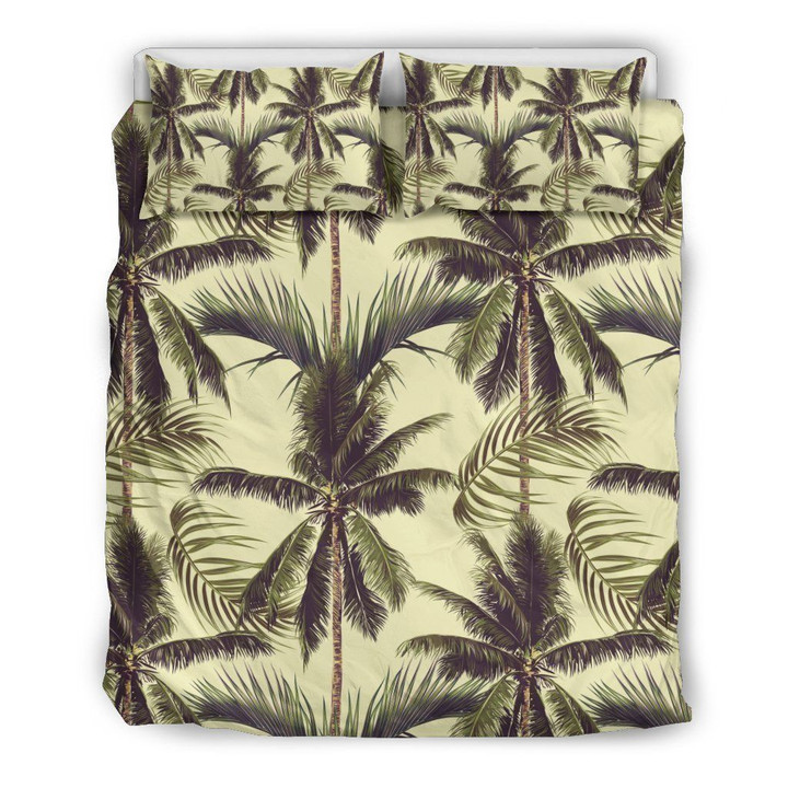 Vintage Palm Tree Bedding Set All Over Prints