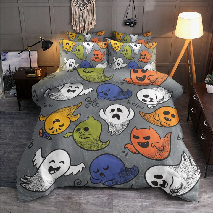 Ghost Bedding Set All Over Prints