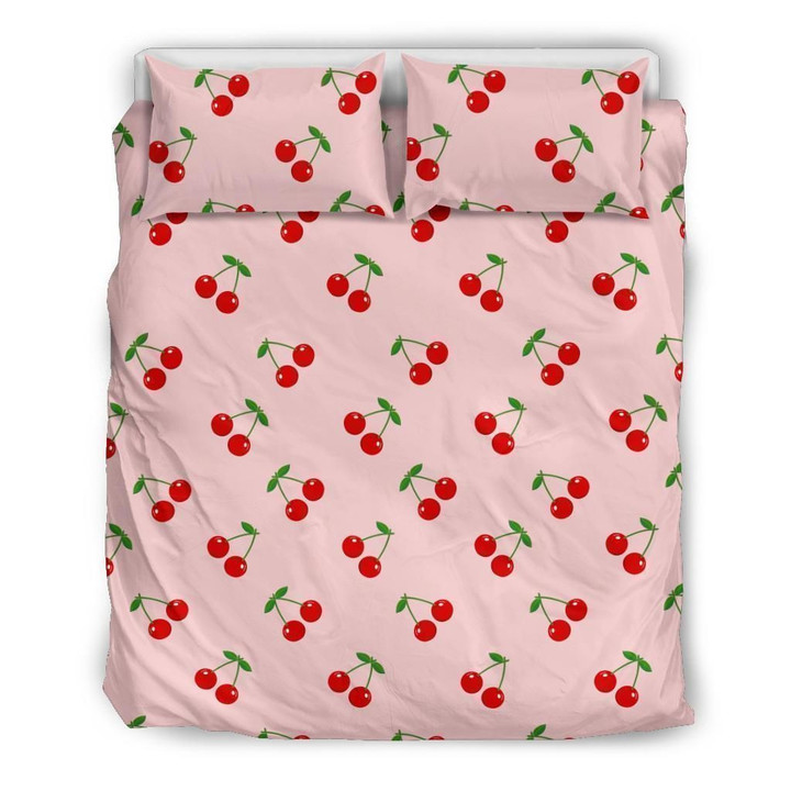 Cherry Pink Bedding Set All Over Prints