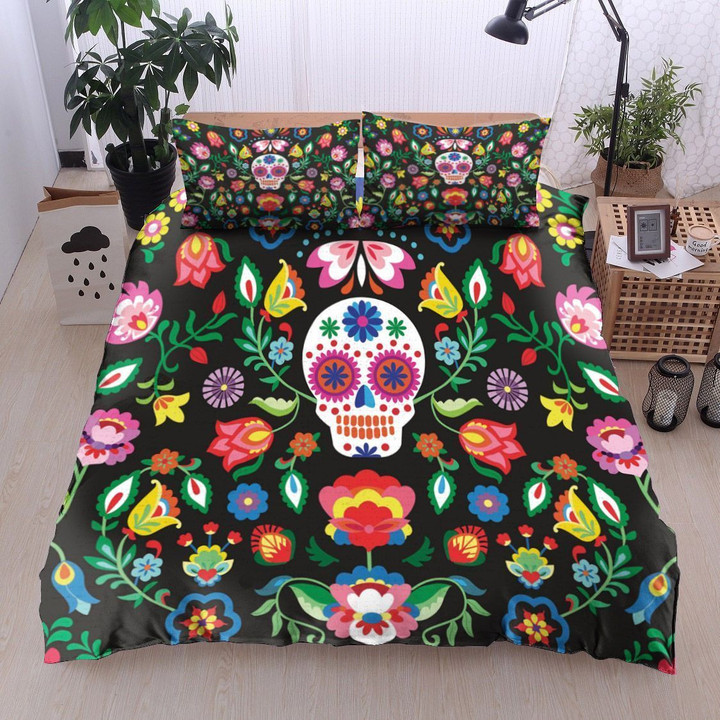Day Of The Dead Bedding Set Iyo