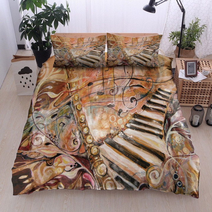 Piano Flute Bedding Set All Over Prints