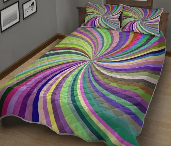 Groovy Rainbow Bedding Set All Over Prints