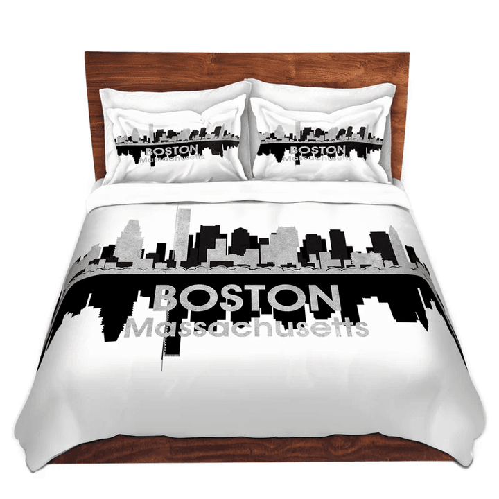 Boston Massachusetts Bedding Set All Over Prints