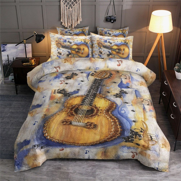Guitar Vt0901224B Bedding Set All Over Prints